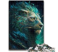 1000 Piece Jigsaw Puzzles for Adults Gifts Lion Imaginative Stress Reliever Staycation Kill Time Wishlist with Santa Claus 50x75cm