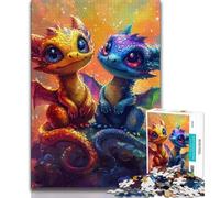 1000 Piece Jigsaw Puzzles for Adults Gifts Magic Dragon,learning Educational Toys Fun at Home Activities,Birthday Present,Travel Gifts 38x26cm