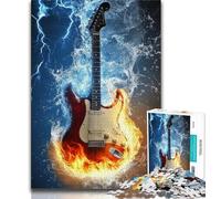 1000 Piece Jigsaw Puzzles for Adults Gifts Magic Guitar Teenager Puzzles,Artistic Wall Decor & Birthday Gift Idea for Friends, Home Office (size 38x26cm)