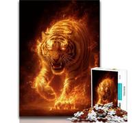 1000 Piece Jigsaw Puzzles for Adults Gifts Majestic Tiger Adult Puzzles,Staycation Kill Time with Fully Interlocking Randomly Shaped Pieces 75x50cm