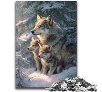 1000 Piece Jigsaw Puzzles for Adults Gifts Majestic Wolf 1000 Pieces for Teenagers,Educational Games DIY Toys Great Gifts And Toys (50x75cm)