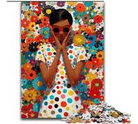 1000 Piece Jigsaw Puzzles for Adults Gifts Mary Blair-style Woman, Educational Games Home Decoration Is Ideal As A Gift for The Whole Family (Size 50x75cm)
