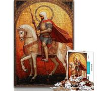 1000 Piece Jigsaw Puzzles for Adults Gifts Medieval Knights Puzzles for Adults,deal As Gifts for The Whole Family for Ages 14+ (size 38x26cm)