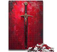 1000 Piece Jigsaw Puzzles for Adults Gifts Medieval Magic Sword Adult Puzzles,Fun Present & Activity for Home,Toy for Rainy Days (38x26cm)
