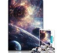 1000 Piece Jigsaw Puzzles for Adults Gifts Milky Way Galaxy,Help The Brain Exercise Addictive Toys to Cultivate Patience Artists Collection,Fine Art 50x75cm
