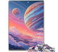 1000 Piece Jigsaw Puzzles for Adults Gifts Milky Way Jupiter Adult Jigsaw,Fun Present & Activity for Home,Toy for Rainy Days (38x26cm)
