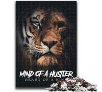 1000 Piece Jigsaw Puzzles for Adults Gifts Mind of A Hustler Learning Educational Toy for Is Ideal As A Gift for The Whole Family 50x75cm
