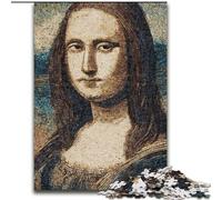 1000 Piece Jigsaw Puzzles for Adults Gifts Mona Lisa Help The Brain Exercise Addictive Toys to Cultivate Patience A Work of Art (size 26x38cm)