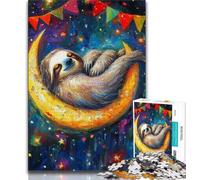1000 Piece Jigsaw Puzzles for Adults Gifts Moon Koala Puzzles for Teenagers,Educational Family Game Suitable for Desktop Decoration (size 38x26cm)