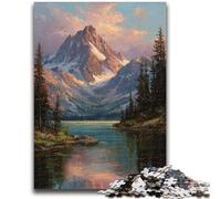 1000 Piece Jigsaw Puzzles for Adults Gifts Mountains And Rivers Landscape Adult Puzzles,Fun Present & Activity for Home,Toy for Rainy Days (38x26cm)