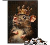 1000 Piece Jigsaw Puzzles for Adults Gifts Mouse King, Educational Toys for Is Ideal As A Gift for The Whole Family for And 14 Years Old (Size 26x38cm)