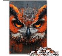 1000 Piece Jigsaw Puzzles for Adults Gifts Mysterious Owl, Decompressing Intellectual Educational Toy Birthday Gift (Size 50x75cm)