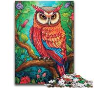 1000 Piece Jigsaw Puzzles for Adults Gifts Mysterious Owl Game Toys Every Piece Is Unique - Challenging Family Fun Game 26x38cm