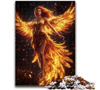 1000 Piece Jigsaw Puzzles for Adults Gifts Mysterious Phoenix Girl Learning Educational Toy for Is Ideal As A Gift for The Whole Family 26x38cm