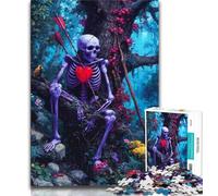 1000 Piece Jigsaw Puzzles for Adults Gifts Mysterious Skull Teenager Puzzles,Family Educational Games Home Decoration Gift (size 75x50cm)