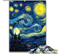 1000 Piece Jigsaw Puzzles for Adults Gifts Night Sky City Cityscape,Help The Brain Exercise Addictive Toys to Cultivate Patience Enhance Memory 38x26cm