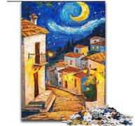 1000 Piece Jigsaw Puzzles for Adults Gifts Night Sky House, Educational Toys for Is Ideal As A Gift for The Whole Family for And 14 Years Old (Size 50x75cm)