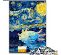 1000 Piece Jigsaw Puzzles for Adults Gifts Night Sky Salamander, Educational Toys for Is Ideal As A Gift for The Whole Family for And 14 Years Old (Size 26x38cm)