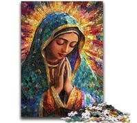 1000 Piece Jigsaw Puzzles for Adults Gifts Our Lady of Guadalupe Praying Educational Games Home Decoration Educational Game for Birthday, Chrismas 50x75cm