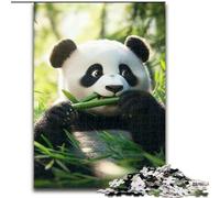1000 Piece Jigsaw Puzzles for Adults Gifts Panda Eating Bamboo, Educational Games Home Decoration Is Ideal As A Gift for The Whole Family (Size 26x38cm)