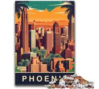 1000 Piece Jigsaw Puzzles for Adults Gifts Phoenix Skyline 1000 Pieces for Adults,family Fun Games Is Ideal As A Gift for The Whole Family (26x38cm)