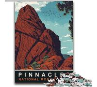 1000 Piece Jigsaw Puzzles for Adults Gifts Pinnacles California, Learning Educational for Is Ideal As A Gift for The Whole Family 75x100cm