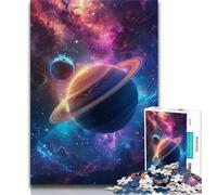 1000 Piece Jigsaw Puzzles for Adults Gifts Planet Colorful Auroras Puzzles for Adults,Unique Birthday And Gifts for And Age 14 Years Up 26x38cm