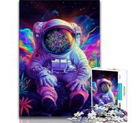 1000 Piece Jigsaw Puzzles for Adults Gifts Psychedelic Astronaut 1000 Pieces for Adults,Challenging Difficult Deal As Gifts for The Whole Family (size 75x50cm)