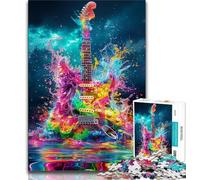 1000 Piece Jigsaw Puzzles for Adults Gifts Psychedelic Astronaut,Challenging To Complete But Fun And Humorous Unique Birthday And Gifts (38x26cm)