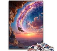 1000 Piece Jigsaw Puzzles for Adults Gifts Psychedelic Astronaut Learning Educational Toys Family Games Gifts for Friends And Family 26x38cm