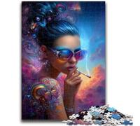 1000 Piece Jigsaw Puzzles for Adults Gifts Punk Girl 1000 Pieces for Adults,is Ideal As Gifts for The Whole Family for Age 14 (75x50cm)