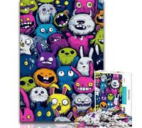 1000 Piece Jigsaw Puzzles for Adults Gifts Rabbit Art,learning Educational Toys Fun at Home Activities,Birthday Present,Travel Gifts 38x26cm