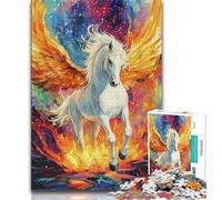 1000 Piece Jigsaw Puzzles for Adults Gifts Rainbow Unicorn Teenager Puzzles,Educational Games DIY Toys Great Gifts And Toys (size 38x26cm)