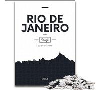 1000 Piece Jigsaw Puzzles for Adults Gifts Rio De Janeiro Brazil, Learning Educational for Is Ideal As A Gift for The Whole Family 50x75cm