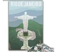 1000 Piece Jigsaw Puzzles for Adults Gifts Rio De Janeiro, Learning Educational for Is Ideal As A Gift for The Whole Family 75x100cm