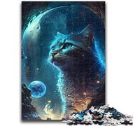 1000 Piece Jigsaw Puzzles for Adults Gifts Scottish Fold Cat Learning Educational Toy for Is Ideal As A Gift for The Whole Family 50x75cm