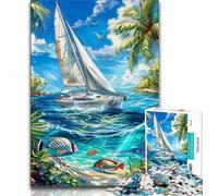 1000 Piece Jigsaw Puzzles for Adults Gifts Ship Sailing on The Ocean,Challenging To Complete But Fun And Humorous Unique Birthday And Gifts (75x50cm)