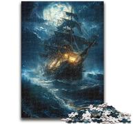 1000 Piece Jigsaw Puzzles for Adults Gifts Ship Sailing on The Sea Learning Educational Toys Family Games Gifts for Friends And Family 26x38cm