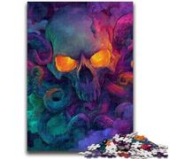 1000 Piece Jigsaw Puzzles for Adults Gifts Skeleton Octopus, Toys Educational Games Stress Relieving Wall Decoration 26X38CM