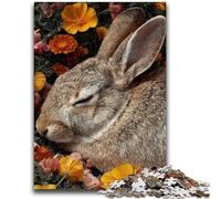1000 Piece Jigsaw Puzzles for Adults Gifts Sleeping Bunny Adult Jigsaw,Fun Present & Activity for Home,Toy for Rainy Days (75x50cm)