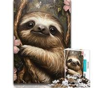 1000 Piece Jigsaw Puzzles for Adults Gifts Sloth Puzzles for Teenagers,deal As Gifts for The Whole Family for Ages 14+ 75x50cm
