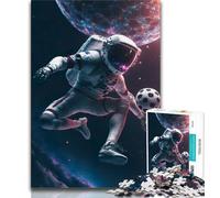 1000 Piece Jigsaw Puzzles for Adults Gifts Soccer Astronaut Puzzles for Adults,Perfect for Game Nights, Colorful Toy for Home Gift (size 75x50cm)