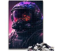 1000 Piece Jigsaw Puzzles for Adults Gifts Soldier In Space Learning Educational Toy for Is Ideal As A Gift for The Whole Family 26x38cm