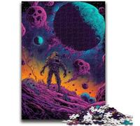 1000 Piece Jigsaw Puzzles for Adults Gifts Space Adventurer Suitable for Ages 14 And Up Suitable for Couples Gifts for Friends And Family 26x38cm
