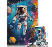 1000 Piece Jigsaw Puzzles for Adults Gifts Space Astronaut 1000 Pieces for Teenagers,Challenging Game Gifts for Is Ideal As A Gift for The Whole Family (size 75x50cm)