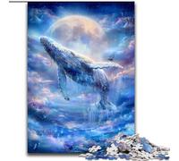 1000 Piece Jigsaw Puzzles for Adults Gifts Space Whale, for 14+ Challenging Game As A Gift for The Whole Family And Friends (Size 26x38cm)