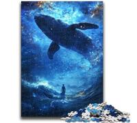 1000 Piece Jigsaw Puzzles for Adults Gifts Space Whale for And from 14 Years And over Play Toys Because It Is Ideal As A Gift for The Whole Family 50x75cm