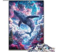1000 Piece Jigsaw Puzzles for Adults Gifts Space Whale Learning Educational Toys Family Games Suitable for Desktop Decoration (size 50x75cm)