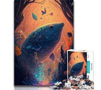 1000 Piece Jigsaw Puzzles for Adults Gifts Spirits of Nature Teenager Puzzles,Family Entertainment Toys with Matching Poster And Trivia Sheet 38x26cm