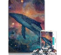 1000 Piece Jigsaw Puzzles for Adults Gifts Spiritual Whale Teenager Puzzles,Educational Games DIY Toys Great Gifts And Toys (size 38x26cm)
